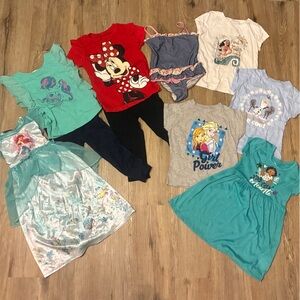 Disney Character 3T Warm Weather Lot- 10 pieces